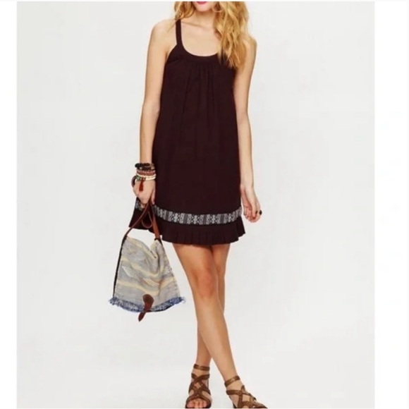 Free People Native Sun Shift Dress size large - Picture 1 of 7
